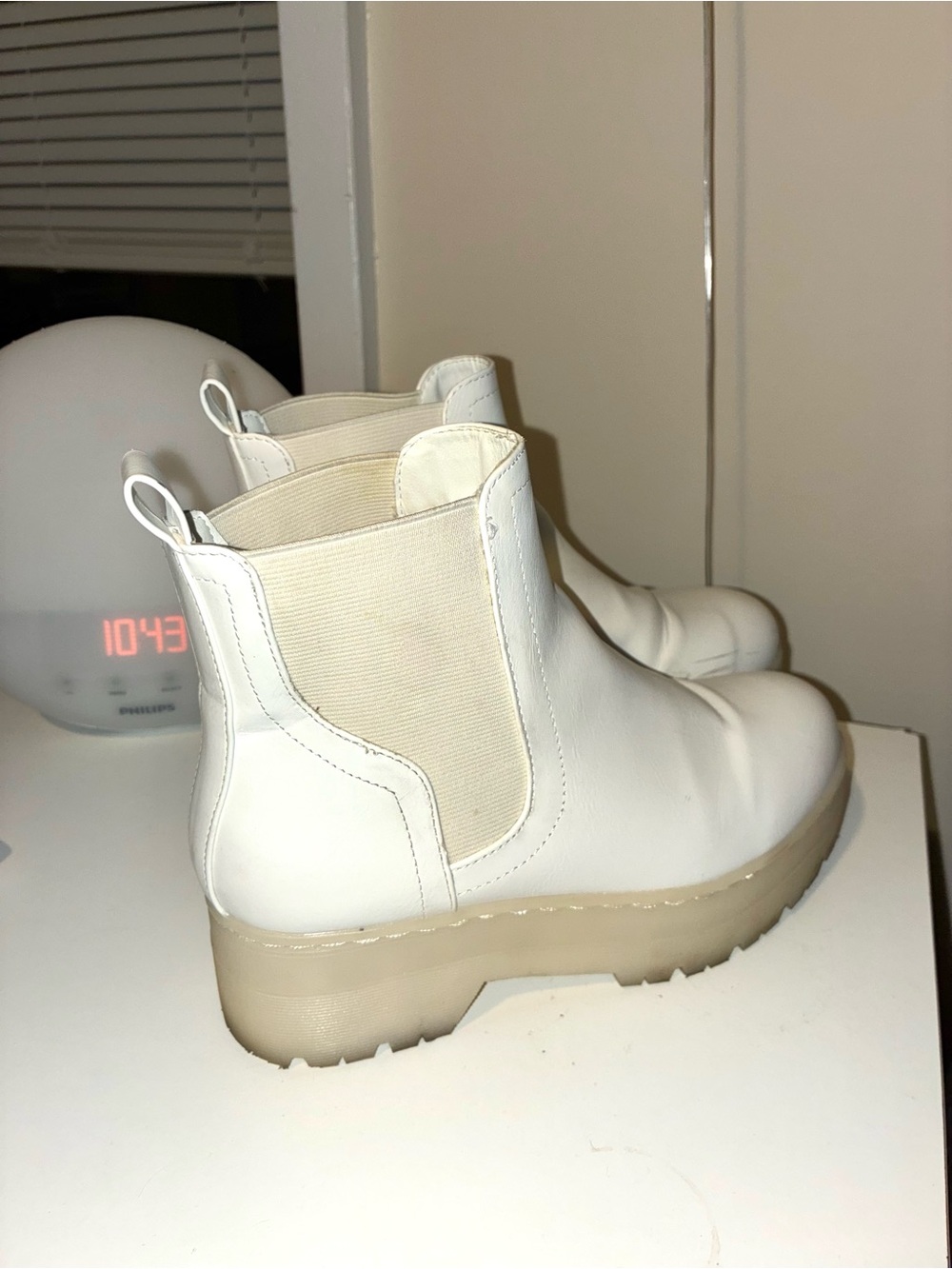White Platform Boots